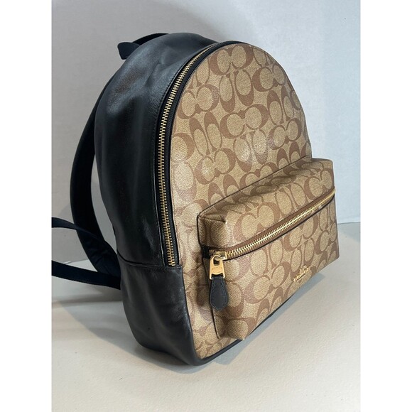 Coach L1921-32200 Backpack Rucksack Leather Multi Color Total Pattern Used - Picture 8 of 9